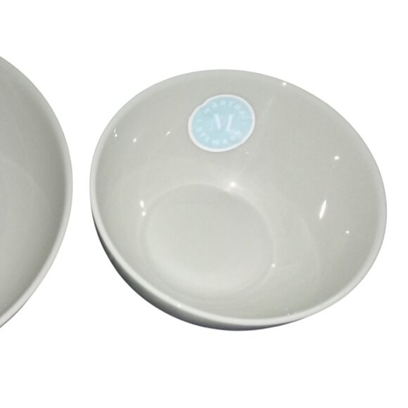 New Martha Stewart Jadeite Glass 6" and 8.3" Bowls - 2 Bowl Set - Picture 3 of 6
